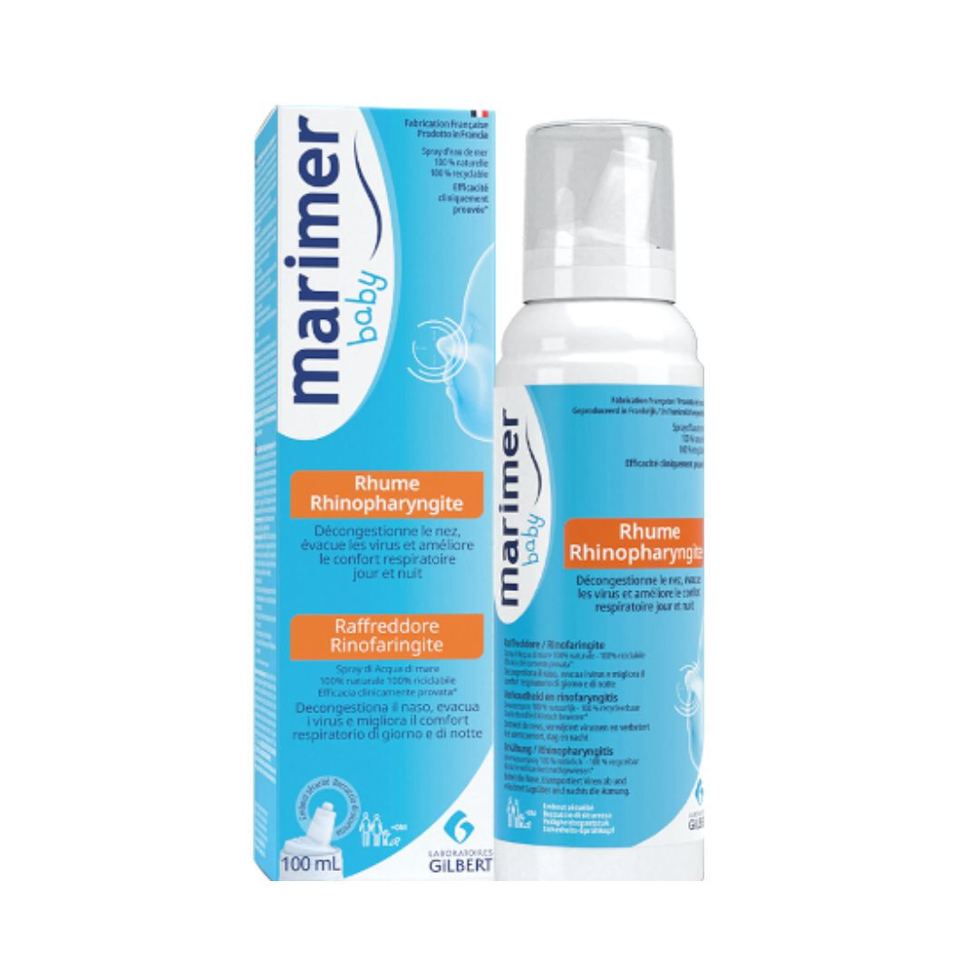 Marimer Baby Hipertonic Spray Raceala si Rinofaringita 100 ml Lab Gilbert Marimer Baby Hipertonic Spray Raceala si Rinofaringita 100 ml Lab Gilbert
