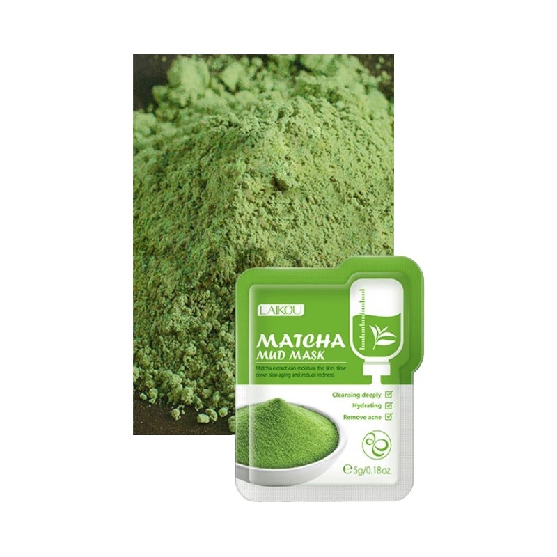 Masca De Fata Matcha Pentru Indepartarea Punctelor Negre Si Hidratare Intensa 5g Masca De Fata Matcha Pentru Indepartarea Punctelor Negre Si Hidratare Intensa 5g