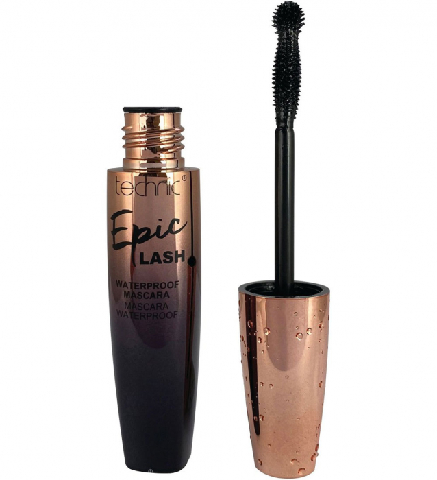 Mascara Waterproof Technic Epic Lash, Negru, 10 ml Mascara Waterproof Technic Epic Lash, Negru, 10 ml