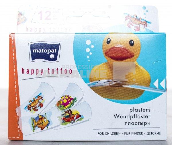 Matopat Plasturi pentru copii Happy Tattoo 12 bucati Matopat Plasturi pentru copii Happy Tattoo 12 bucati
