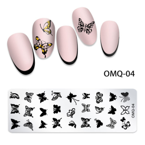 Matrita Metalica Nail Art - OMQ-04
