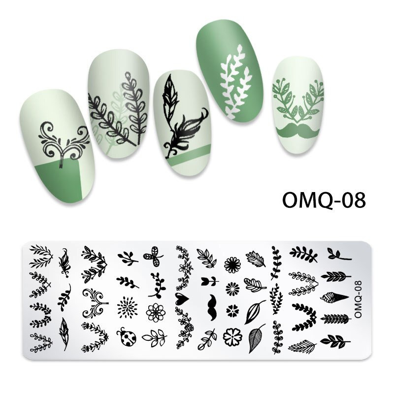 Matrita Metalica Nail Art - OMQ-08 Matrita Metalica Nail Art - OMQ-08
