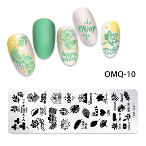 Matrita Metalica Nail Art - OMQ-10