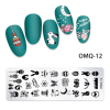 Matrita Metalica Nail Art - OMQ-12