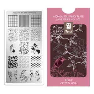 Matrita mini pentru stampila nr 103 - Birds always sing