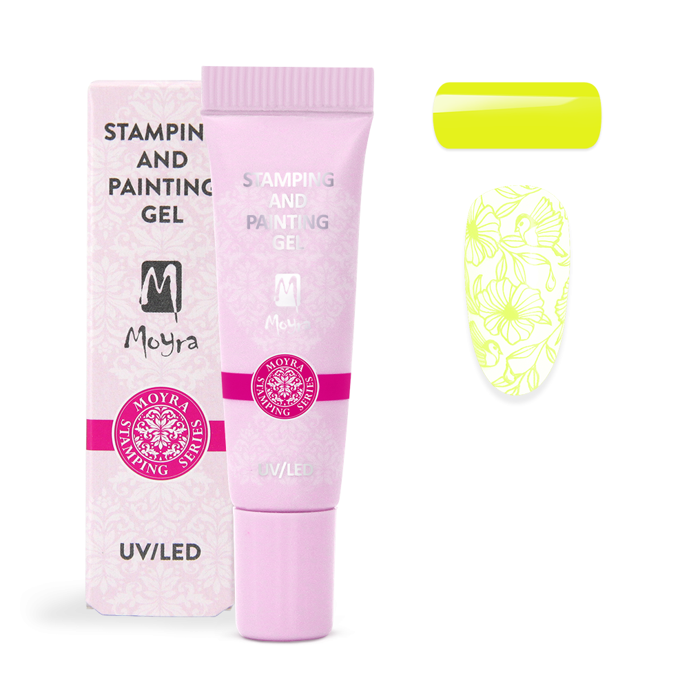 Gel Moyra pentru stampile Nr. 10 Vivid Yellow Gel Moyra pentru stampile Nr. 10 Vivid Yellow