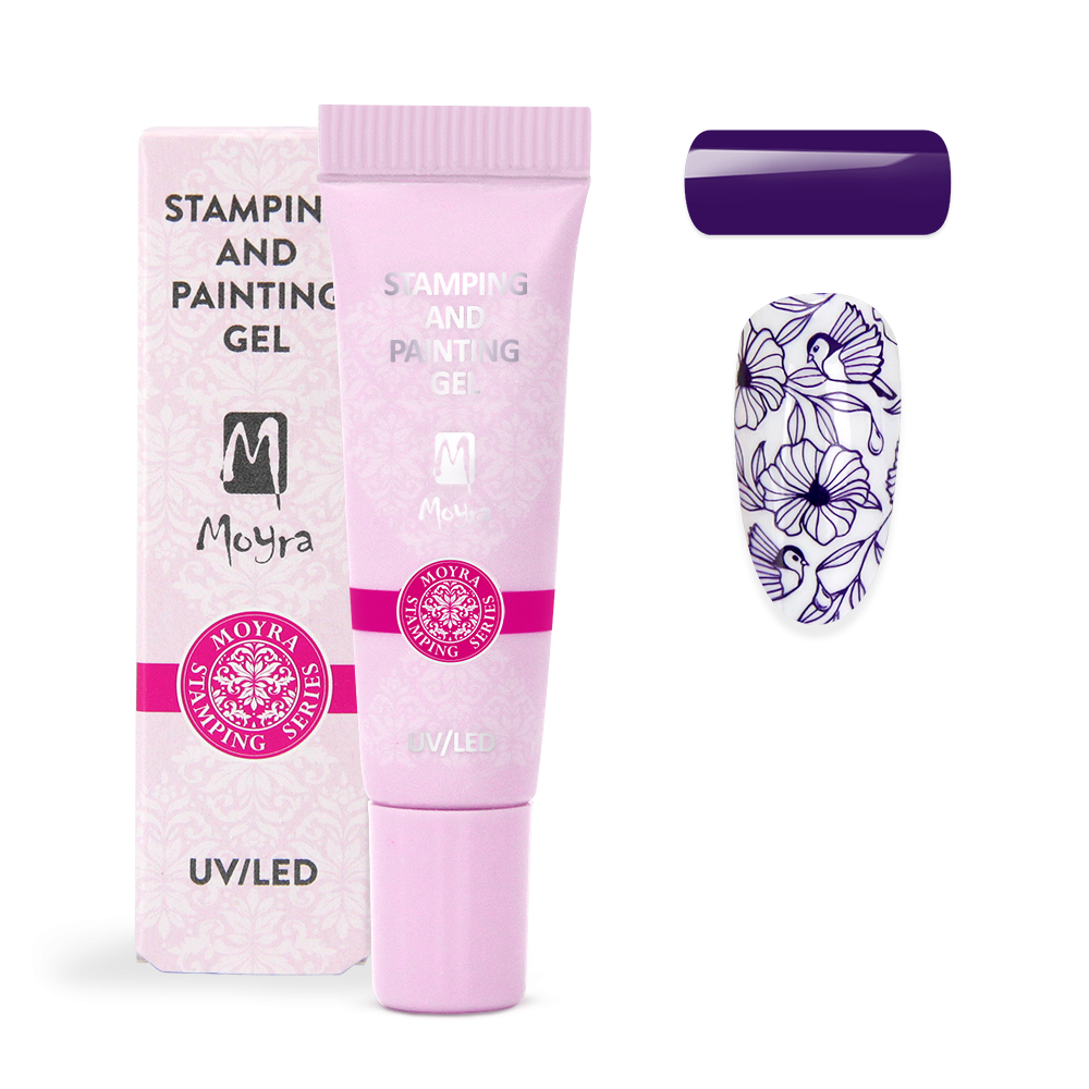 Gel Moyra pentru stampile Nr. 5 Purple Gel Moyra pentru stampile Nr. 5 Purple