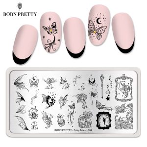 Matrita unghii metalica, Born Pretty, Fairy Tale-L004