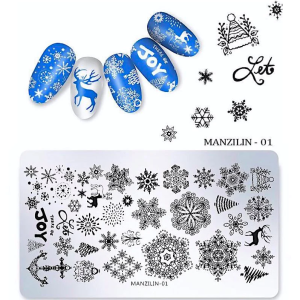 Matrita Unghii Metalica, Manzilin-01