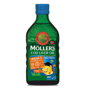 Moller's Cod Liver Oil aroma tutti-frutti 250 ml