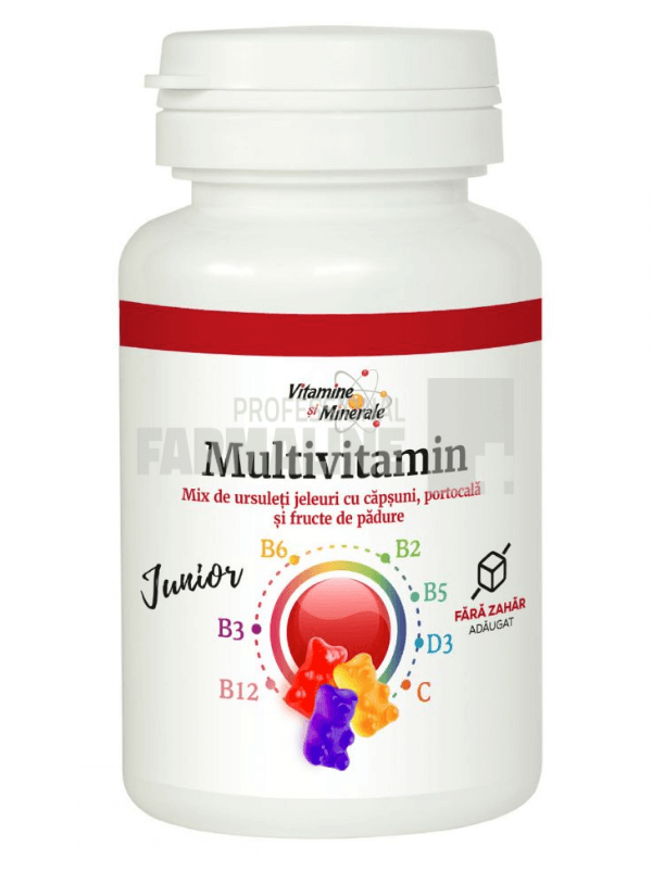 Multivitamin Junior ursuleti cu fructe 20 jeleuri Multivitamin Junior ursuleti cu fructe 20 jeleuri