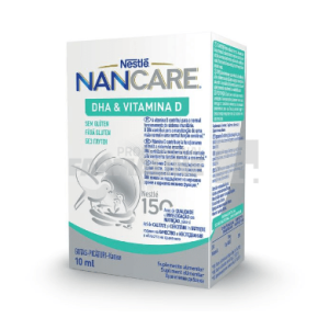 NanCare DHA & Vitamina D picaturi 10 ml