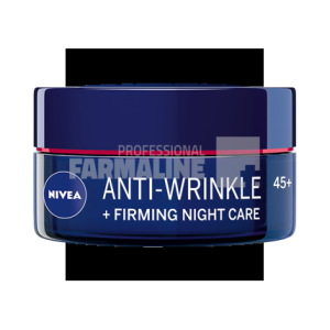Nivea 81272 Crema de noapte antirid pentru fermitate 45+ ani 50 ml