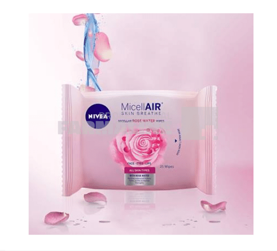 Nivea 82379 Servetele demachiante rose 25 bucati Nivea 82379 Servetele demachiante rose 25 bucati