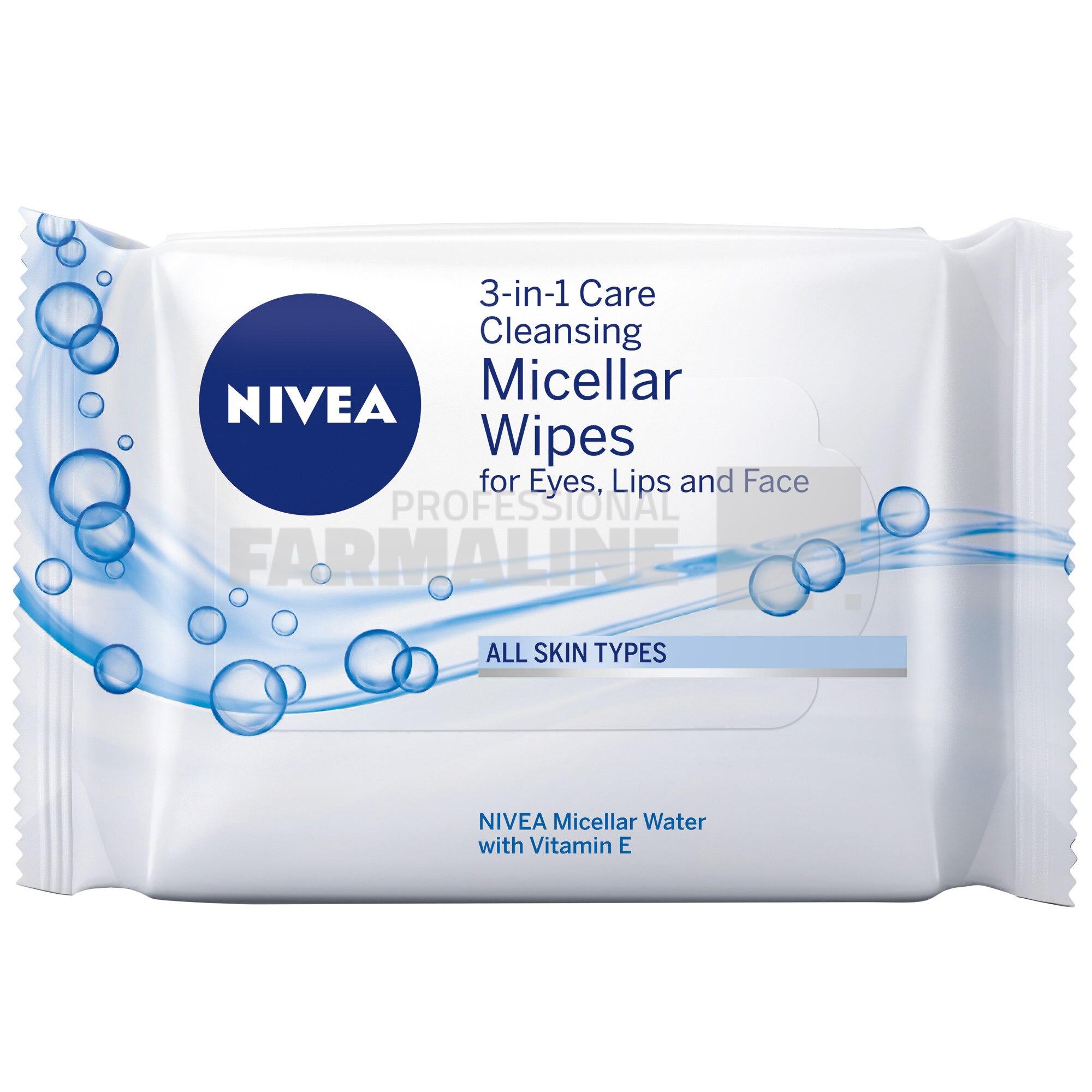 Nivea 89252 Servetele demachiante micelare 25 bucati Nivea 89252 Servetele demachiante micelare 25 bucati
