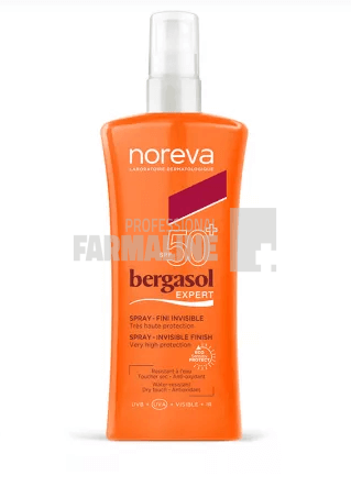 Noreva Bergasol Expert Spray Finish invizibil SPF50+ 125 ml Noreva Bergasol Expert Spray Finish invizibil SPF50+ 125 ml