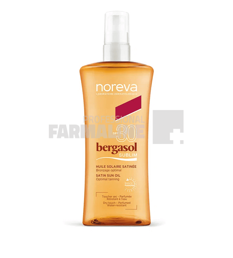Noreva Bergasol Sublim Ulei satinat SPF30+ 150 ml Noreva Bergasol Sublim Ulei satinat SPF30+ 150 ml
