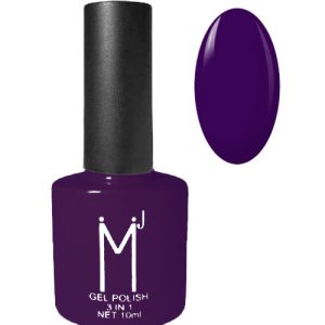 Oja semipermanenta 3 in 1, MJ Gel Polish, Nuanta 047 Dark Plum, 10 ml