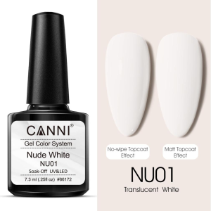 Oja Semipermanenta Canni Nude White - NU01