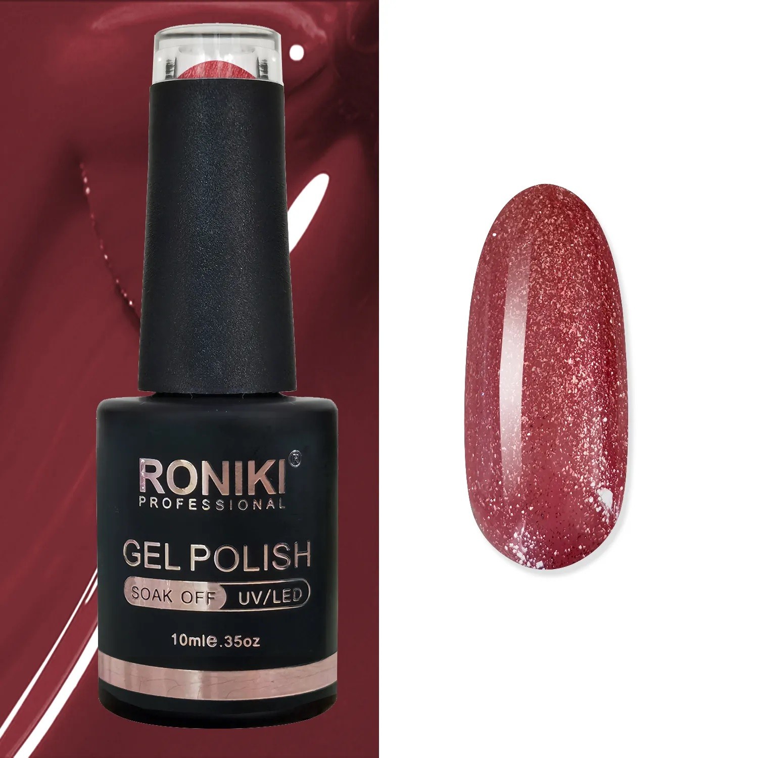 Oja Semipermanenta Roniki Rainbow Gel Color 12 Oja Semipermanenta Roniki Rainbow Gel Color 12