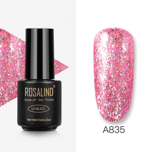 Oja Semipermanenta Rosalind Shiny Platinum - A835, 7ml