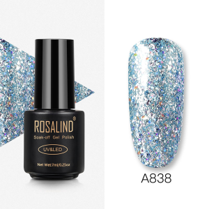 Oja Semipermanenta Rosalind Shiny Platinum - A838, 7ml