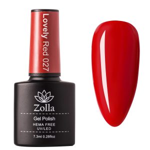 Oja Semipermanenta Zolla Hema Free Lovely Red 027 - 7.3ml