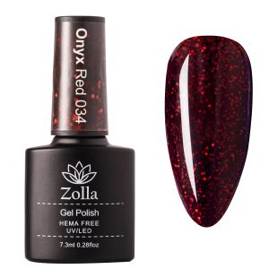 Oja Semipermanenta Zolla Hema Free Onyx Red 034 - 7.3ml