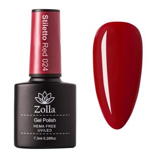Oja Semipermanenta Zolla Hema Free Stiletto Red 024 - 7.3ml