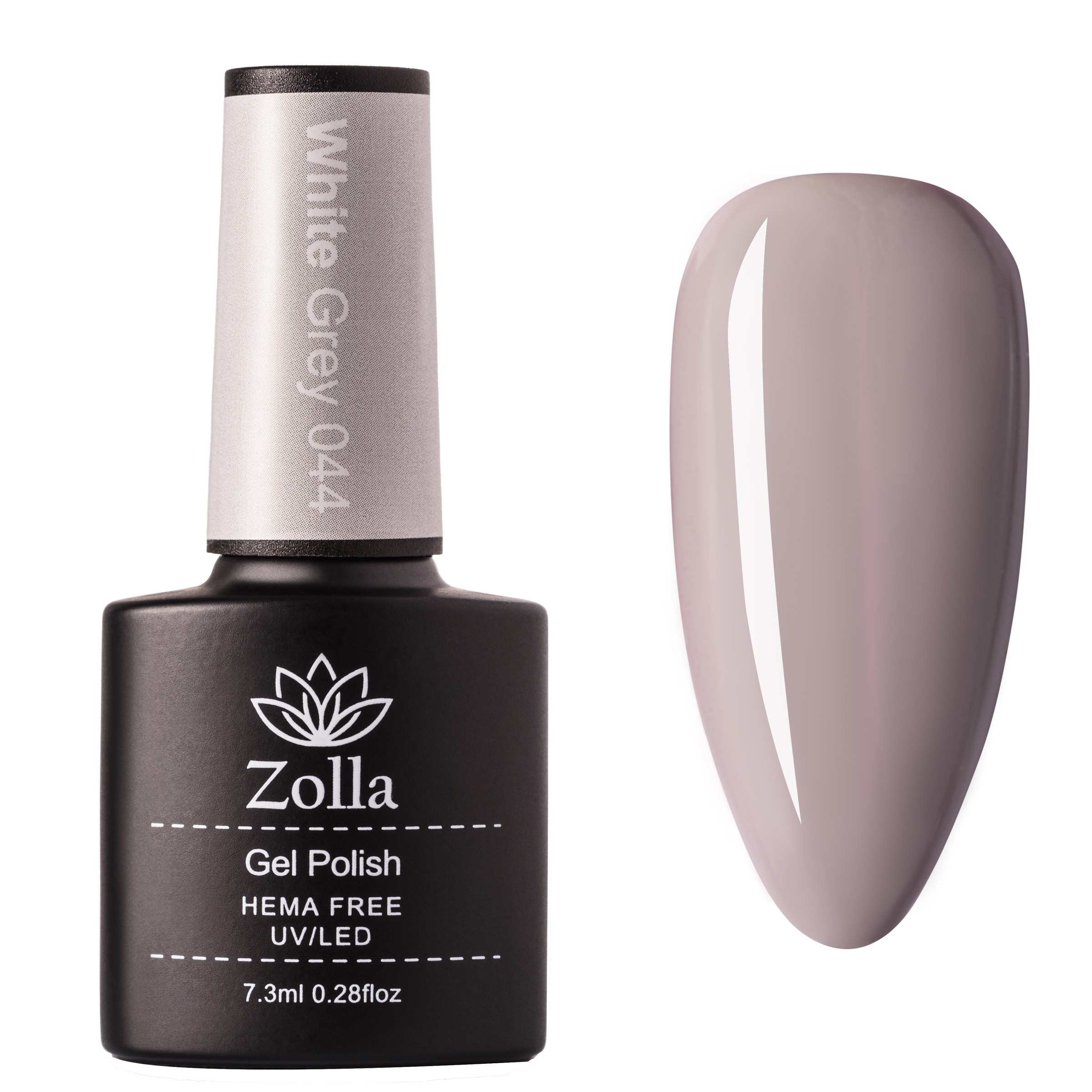 Oja Semipermanenta Zolla Hema Free White Grey 044 - 7.3ml Oja Semipermanenta Zolla Hema Free White Grey 044 - 7.3ml