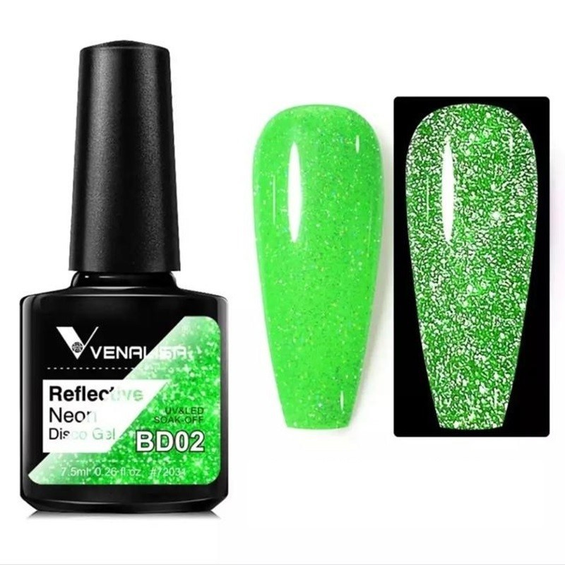 Oja Venalisa Reflective Neon Flash Gel - BD02 Oja Venalisa Reflective Neon Flash Gel - BD02