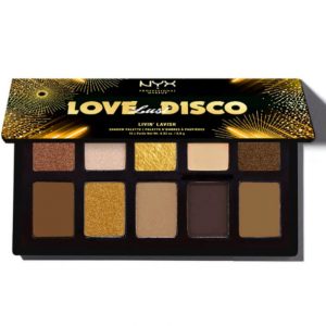 Paleta de farduri NYX Professional Makeup Love Lust Disco Livin Lavish, 10 x 1.1 g