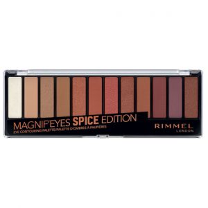 Paleta de farduri Rimmel London Magnif Eyes Eye Contouring Palette 005 Spice Edition, 14.2 g