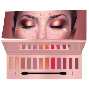 Paleta Profesionala de Farduri EVELINE Angel Dream Eyeshadow Palette, 12 nuante, 12 g