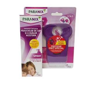Paranix spray 100ml + Pieptene la pret special