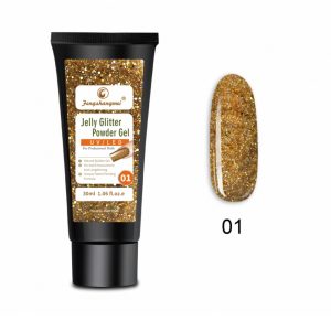 Polygel Jelly Glitter FSM 30ml - 01