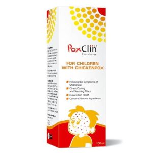 PoxClin Spuma pentru copii cu varsat de vant (varicela) 100 ml