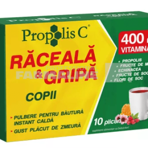 Propolis C Raceala si gripa copii 10 plicuri