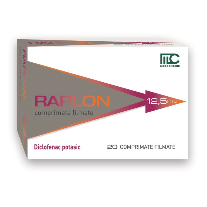 Raplon 12,5 mg 20 comprimate filmate Medochemie Raplon 12,5 mg 20 comprimate filmate Medochemie