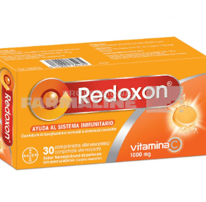 Redoxon Vitamina C 1000 mg cu aroma de portocale 30 comprimate efervescente