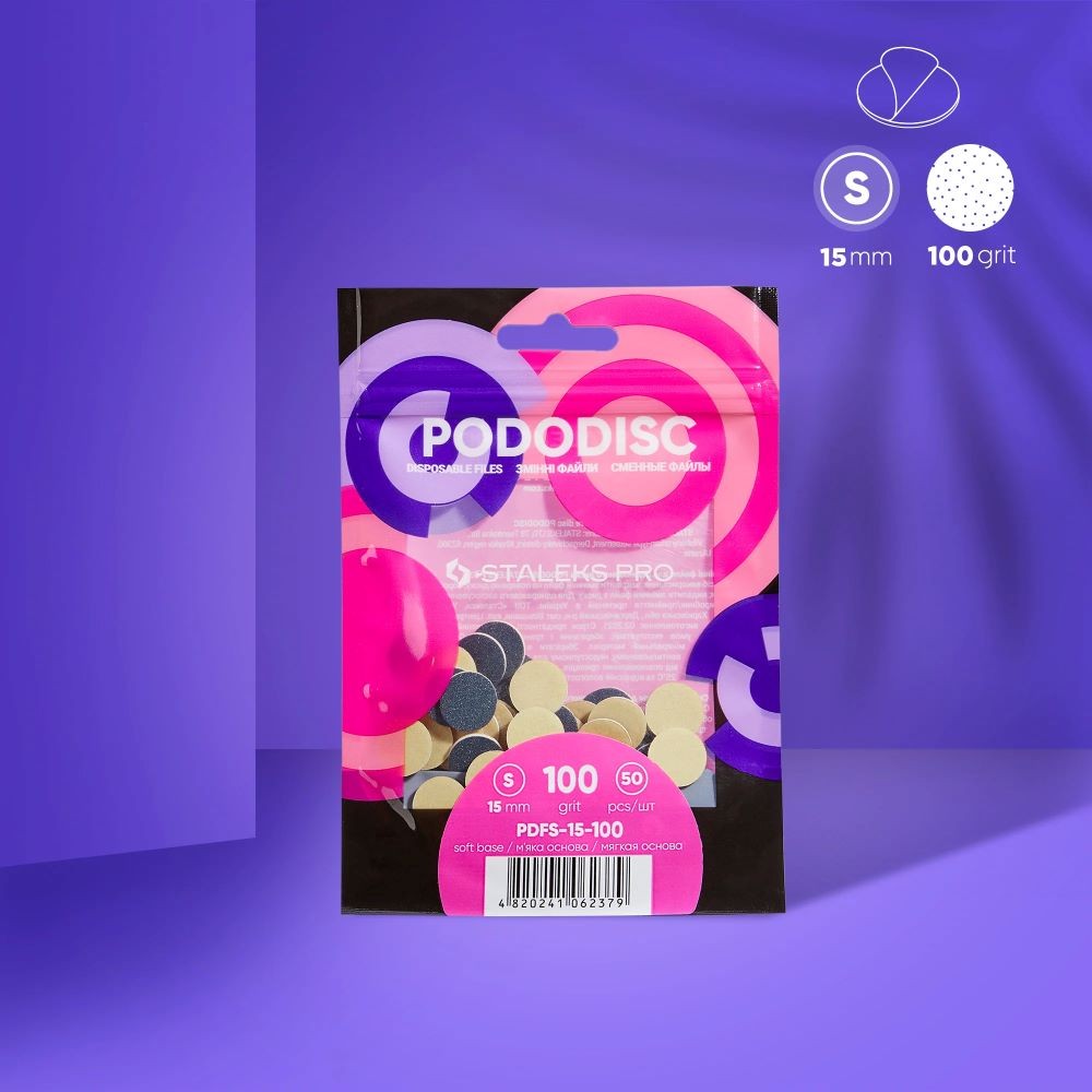 Rezerve pentru disc pedichiura Staleks Pro PDFS-15-100 Rezerve pentru disc pedichiura Staleks Pro PDFS-15-100