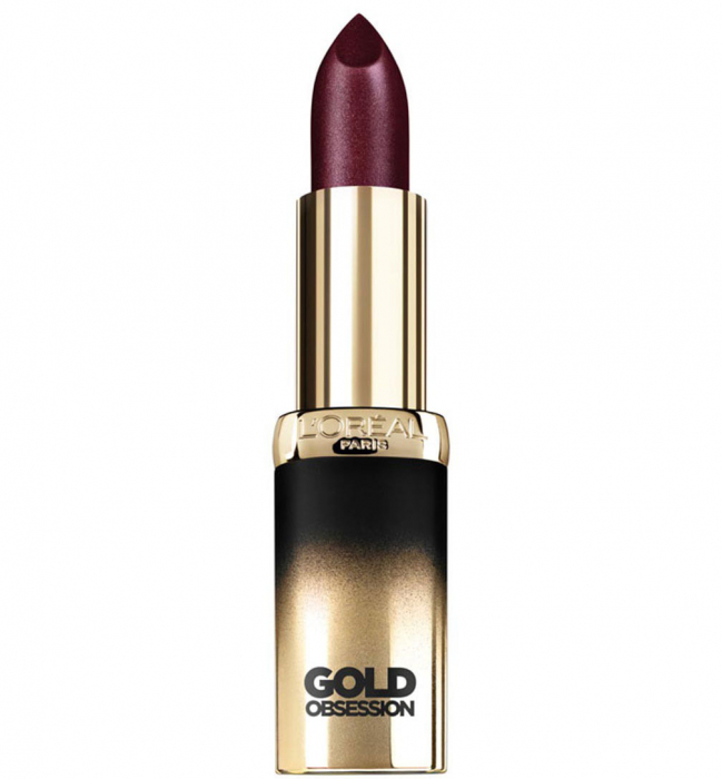 Ruj L Oreal Paris Color Riche Gold Obsession, Plum Gold Ruj L Oreal Paris Color Riche Gold Obsession, Plum Gold