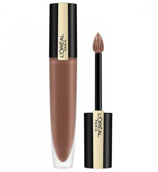 Ruj lichid mat L Oreal Paris Rouge Signature 117 I Stand, 7 ml Ruj lichid mat L Oreal Paris Rouge Signature 117 I Stand, 7 ml