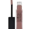Ruj lichid mat Maybelline New York Color Sensational Vivid Matte Liquid, 02 Grey Envy, 8 ml