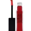 Ruj lichid mat Maybelline New York Color Sensational Vivid Matte Liquid, 35 Rebel Red, 8 ml