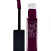 Ruj lichid mat Maybelline New York Color Sensational Vivid Matte Liquid, 45 Possessed Plum, 8 ml Ruj lichid mat Maybelline New York Color Sensational Vivid Matte Liquid, 45 Possessed Plum, 8 ml