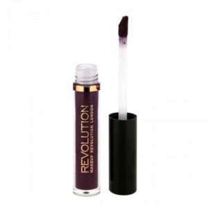Ruj lichid mat Makeup Revolution Salvation Velvet Lip Lacquer, Velvet Vamp