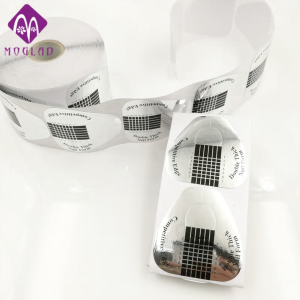 Sabloane Constructie Unghii Silver - 500 buc