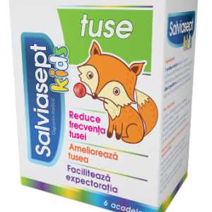 Zdrovit Salviasept Kids Tuse x 6 acadele