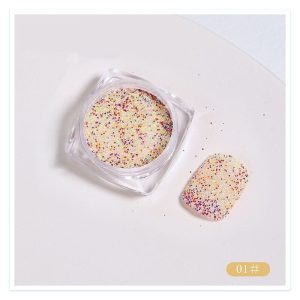 Sugar Powder Nail Art 01